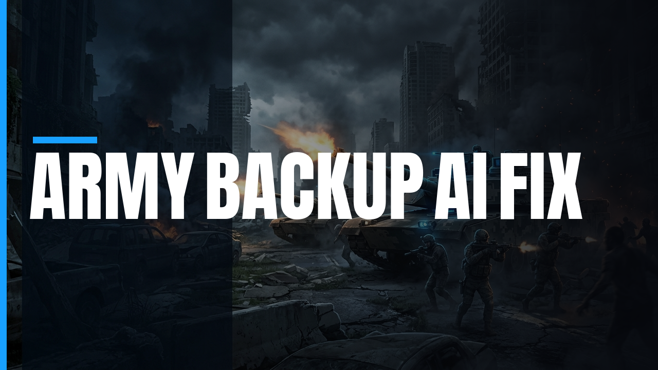 Army Backup AI Fix banner