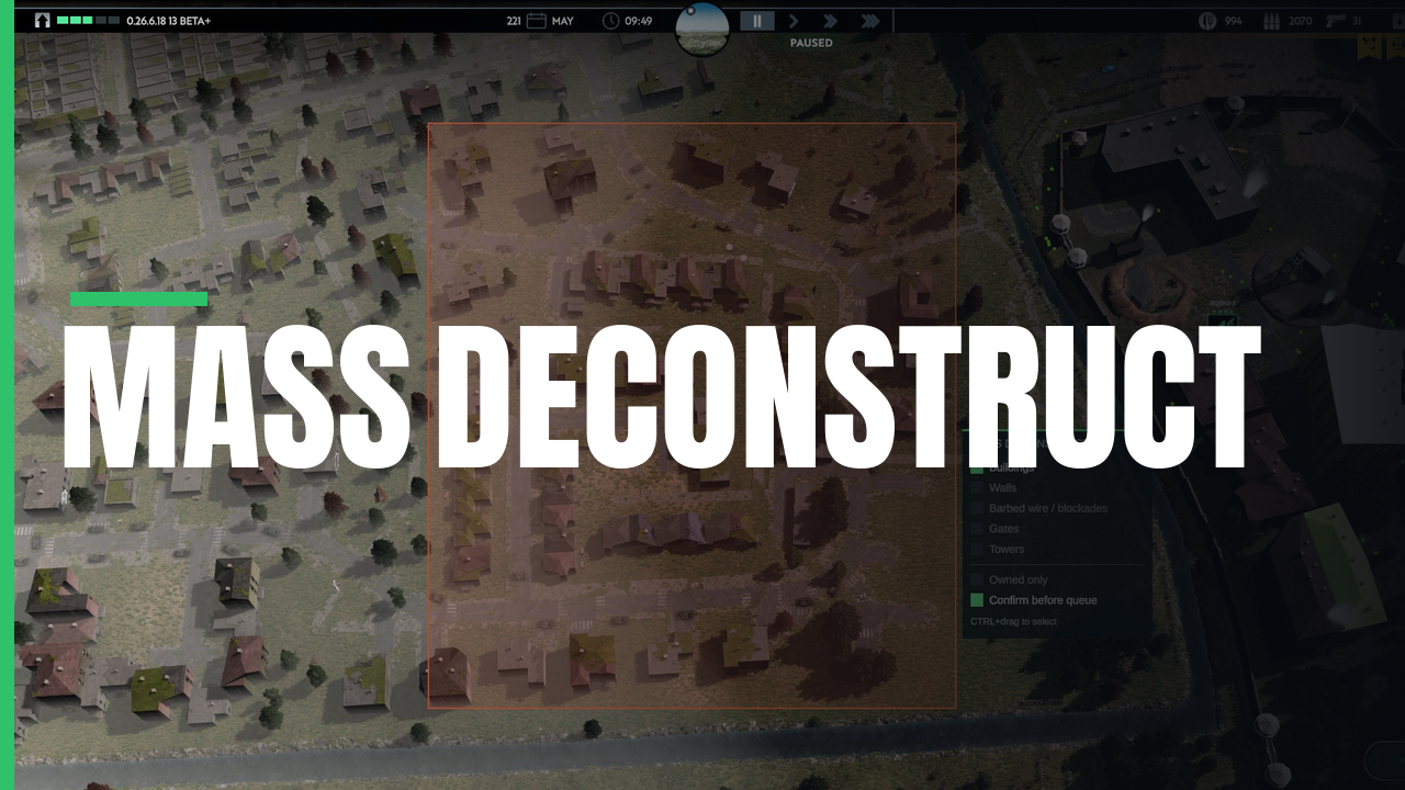 Mass Deconstruct - drag-box banner