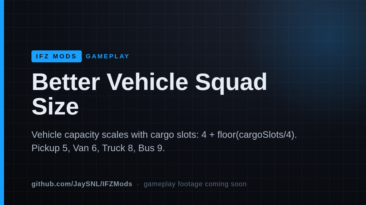 Better Vehicle Squad Size banner